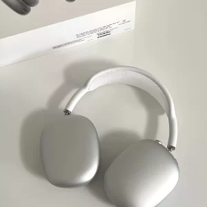 Audífonos Diadema Max color Plata Almohadilla Magnética