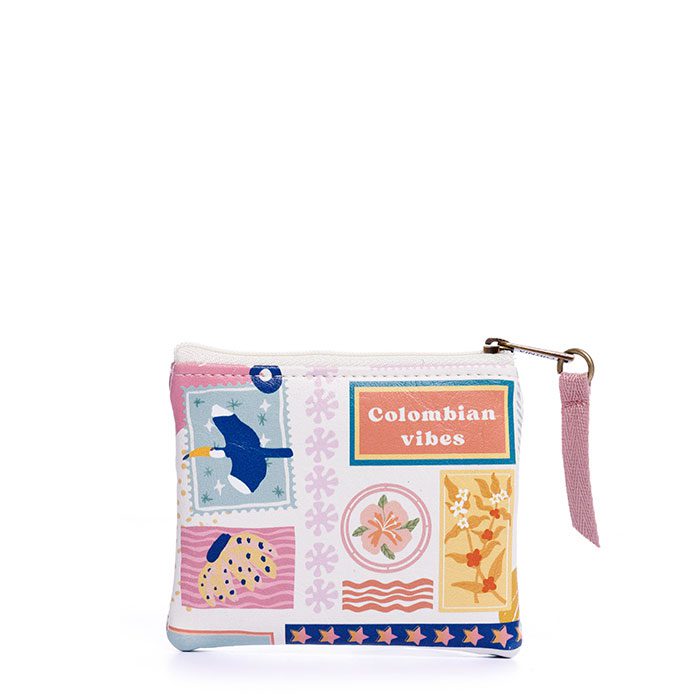 MONEDERO PARA MUJER COLOMBIA ESTAMPADO MARIPOSA - Image 2