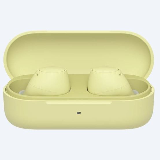 Audifonos Sony WF C510 Color amarillo - Image 2