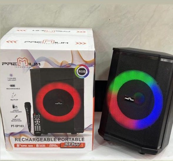 Parlante Recargable 8 Pulgadas 8 Horas De Música 30 W - Image 3